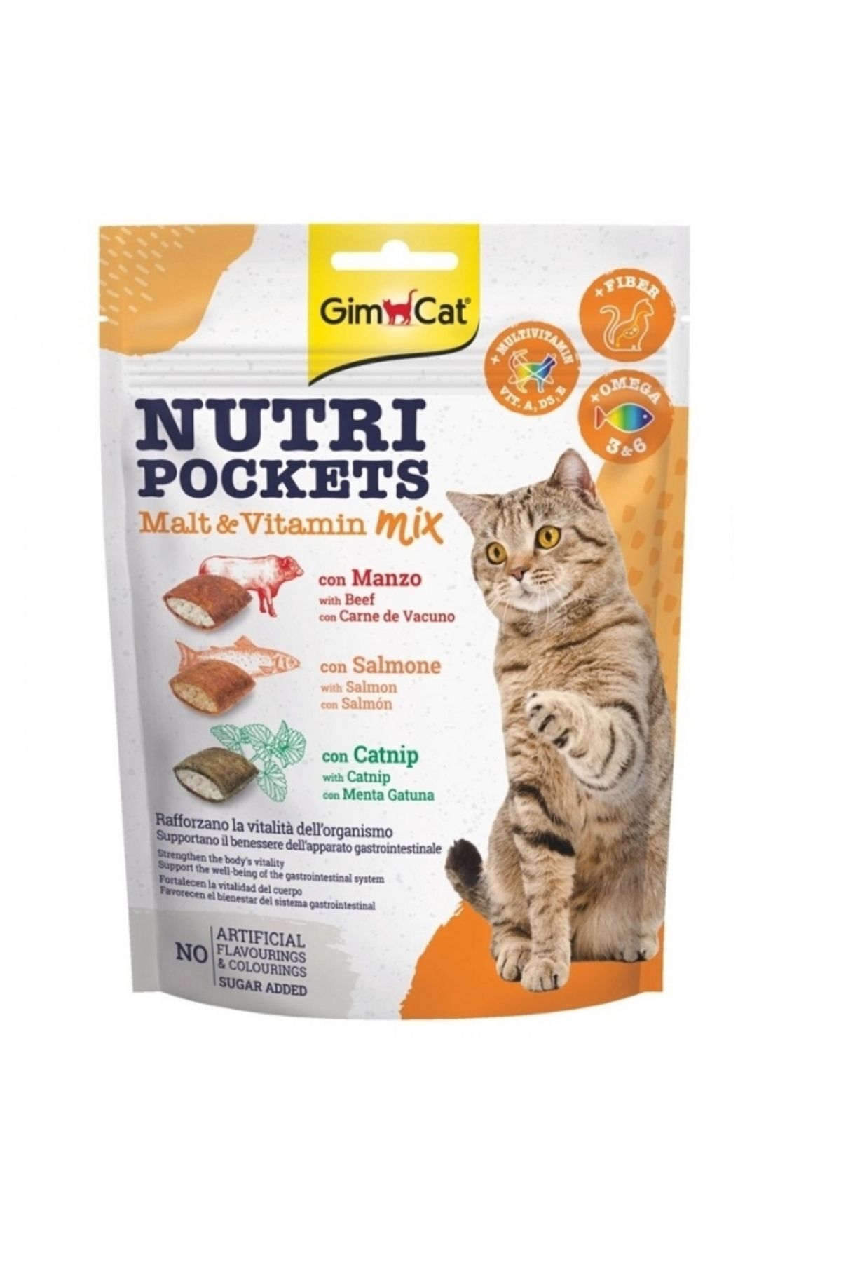 NutriPockets Malt Catnip Mix Kedi Ödülü 150 Gr