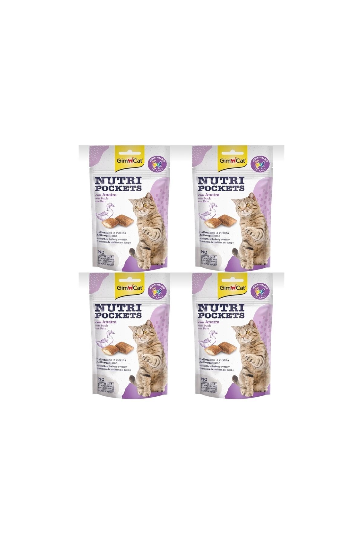 Nutripockets Ördekli Kedi Ödülü 60gr X 4 Adet