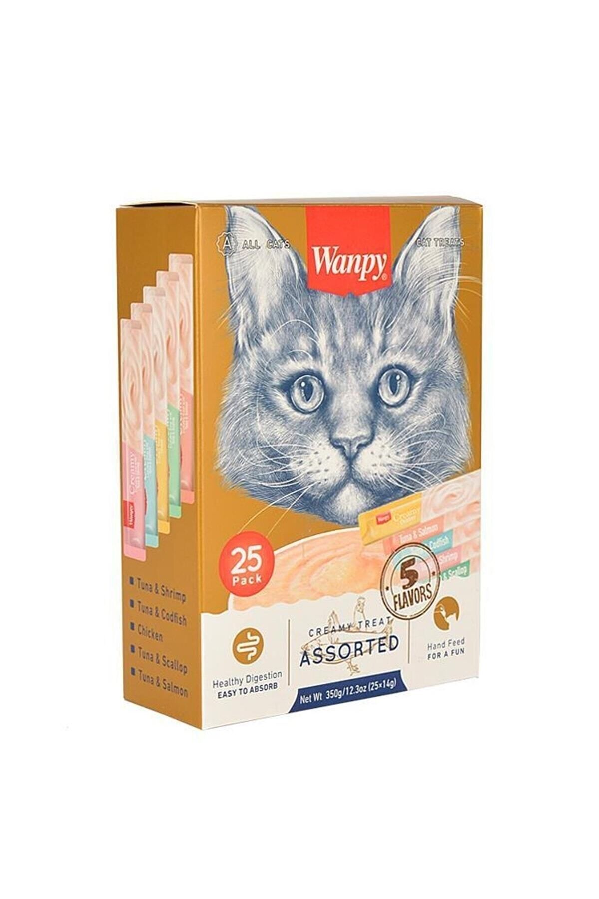 Karışık 8 Lezzetli Sıvı Kedi Ödülü 25 X 14 gr