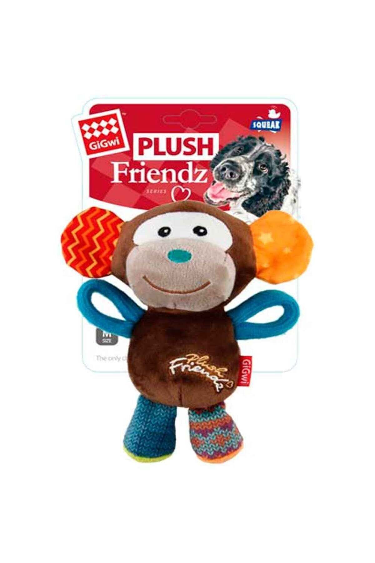 Köpek Oyuncağı Plush Friendz Sesli Peluş Maymun